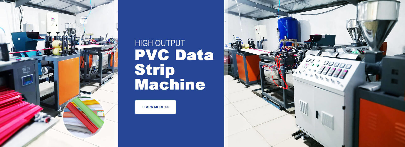 Linea dell'estrusione di profilo del PVC