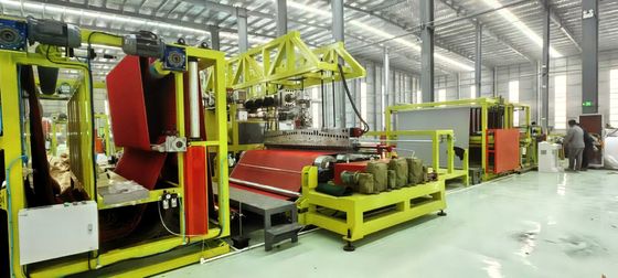 2 Extruders Co Extrusion TPE Carpet Backing Machine con velocità regolabile