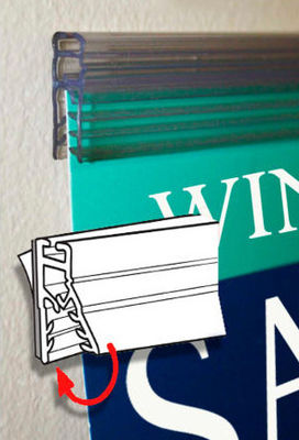 Linea macchina dell'estrusione di profilo del PVC del supporto del segno dell'insegna dell'esposizione di POP dell'estrusione